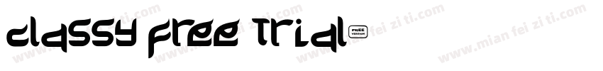 classy free trial字体转换